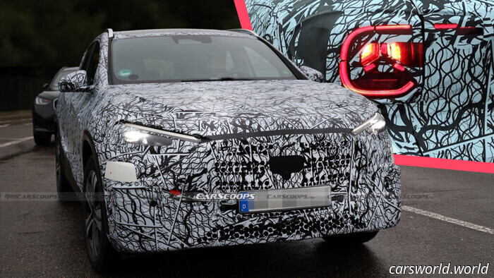 Самый маленький кроссовер Mercedes демонстрирует новый световой почерк | Carscoops